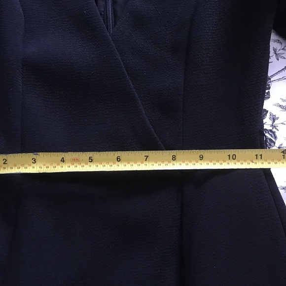 NICHOLAS Black Textured Crepe Blazer Dress - Picture 8 of 13